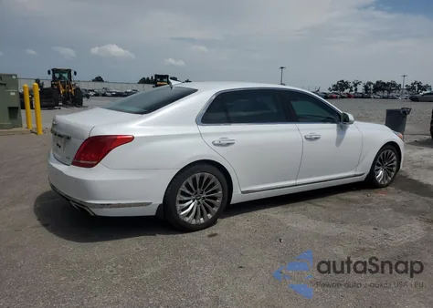 2017 Genesis G90 Premium z USA, uszkodzony, nr VIN KMHG34JA3HU032378